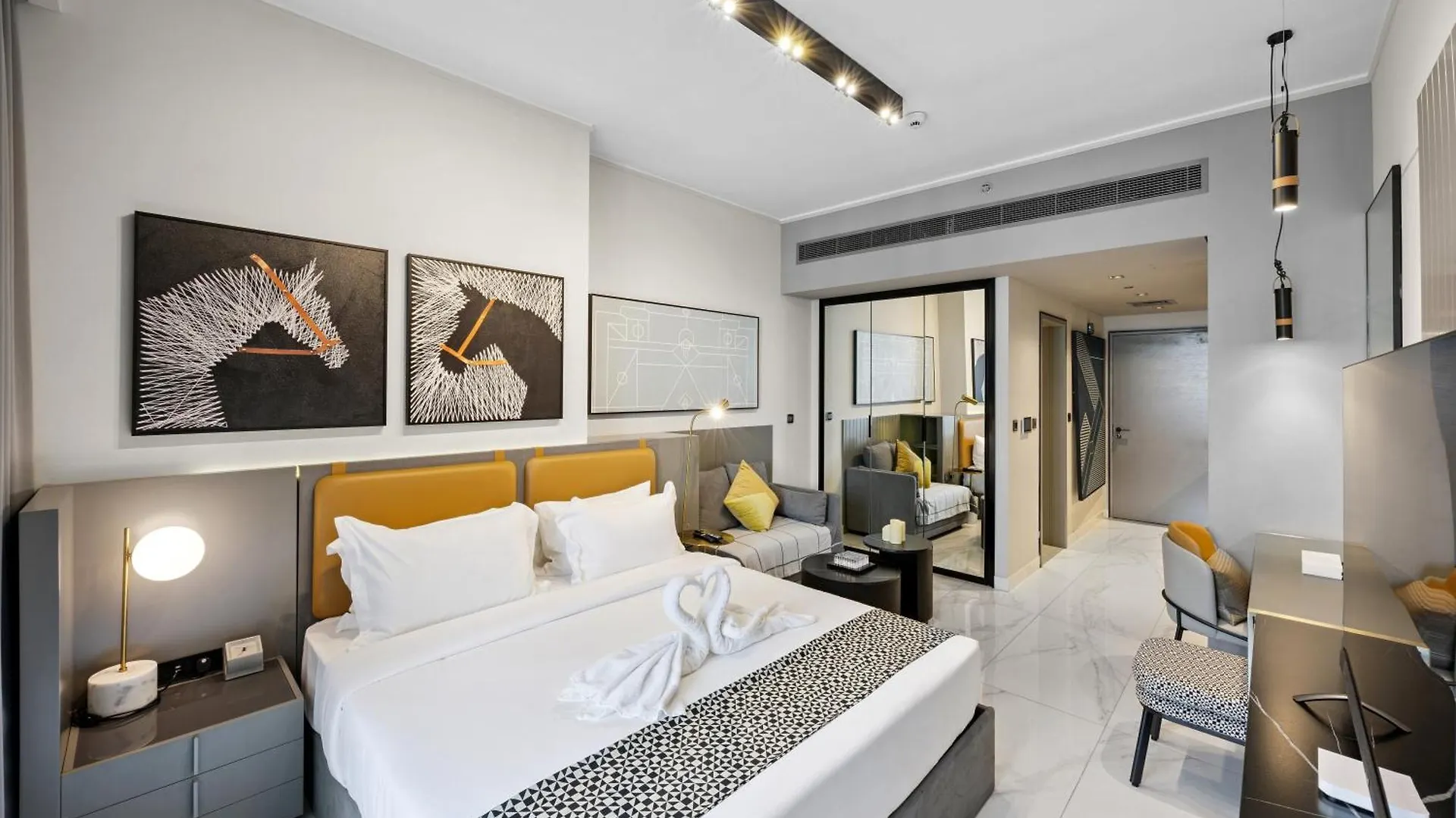 Luxury Escapes Modern Studio Mag 318 Dubai Apartment